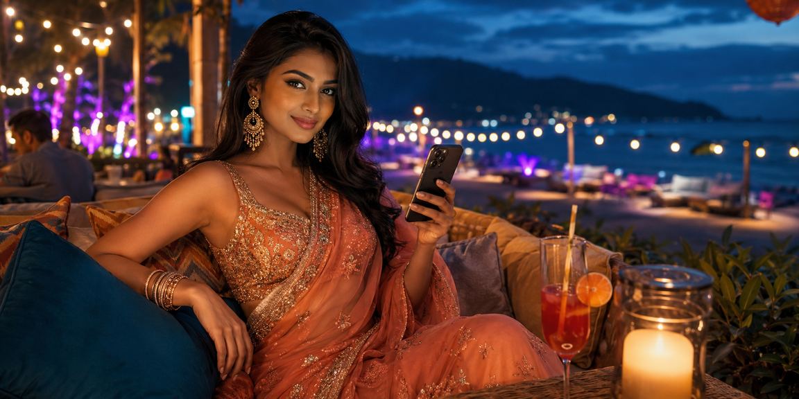 কক্সবাজারে শাড়ি পরে ব্যাকার‍্যাট গেমে ভাউচার ব্যবহার করছেন একজন নারী খেলোয়াড়