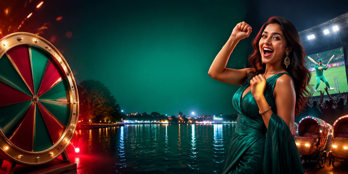 ঢাকায় লাল-সবুজ পরিবেশে ক্রিকেট বেটিং উপভোগ করছেন একজন বাংলাদেশি খেলাপ্রেমী