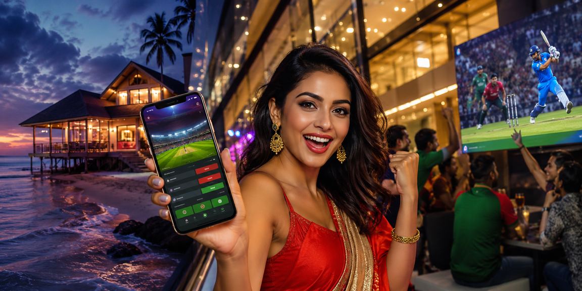 A user enjoying cricket betting on 9020 at the beach of Saint Martin's Island